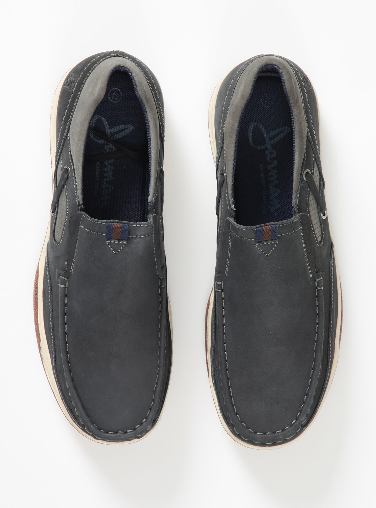 Slip On Loira de cuero Color Azul