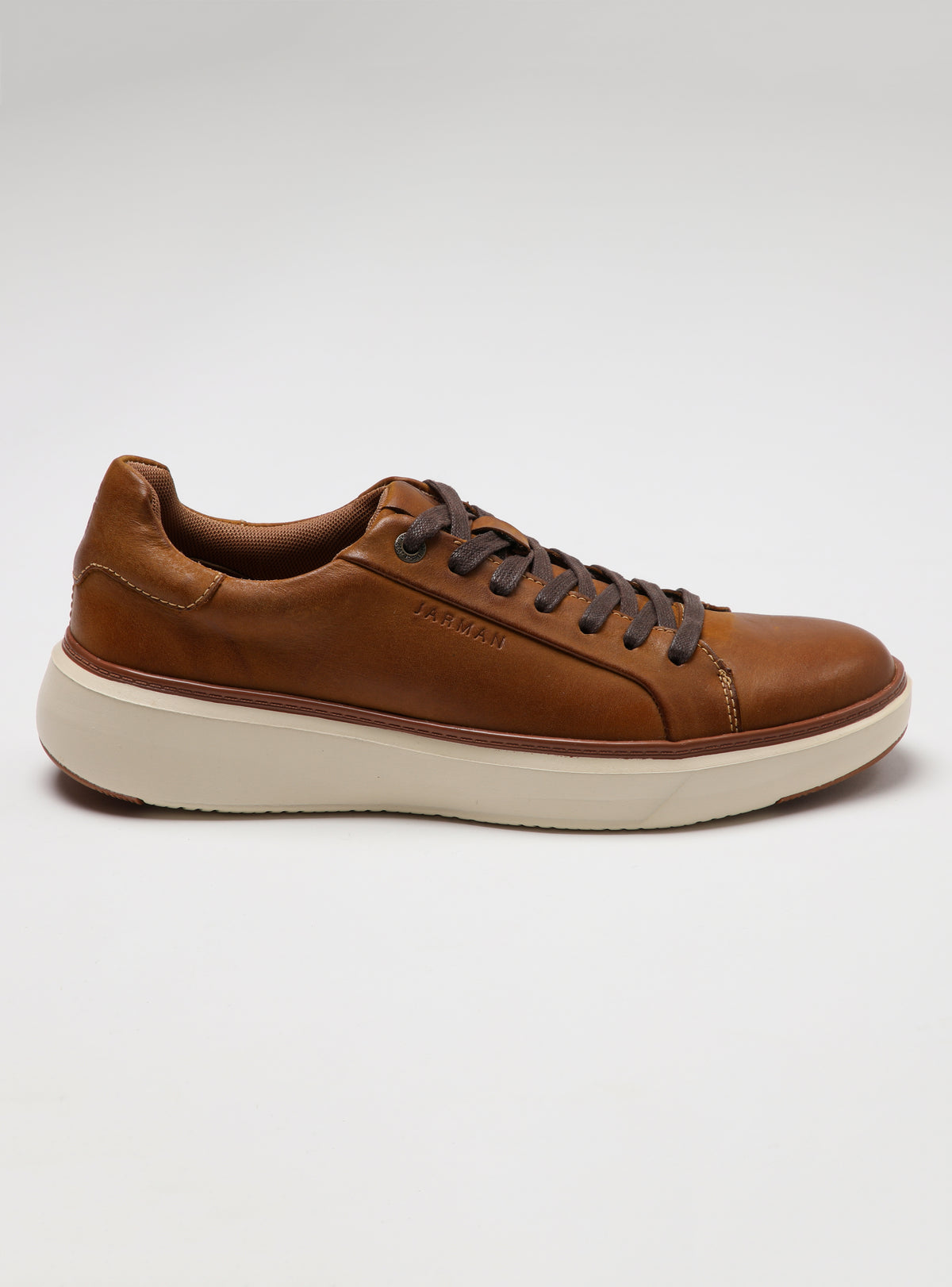 Zapatilla Obi de cuero Color Café