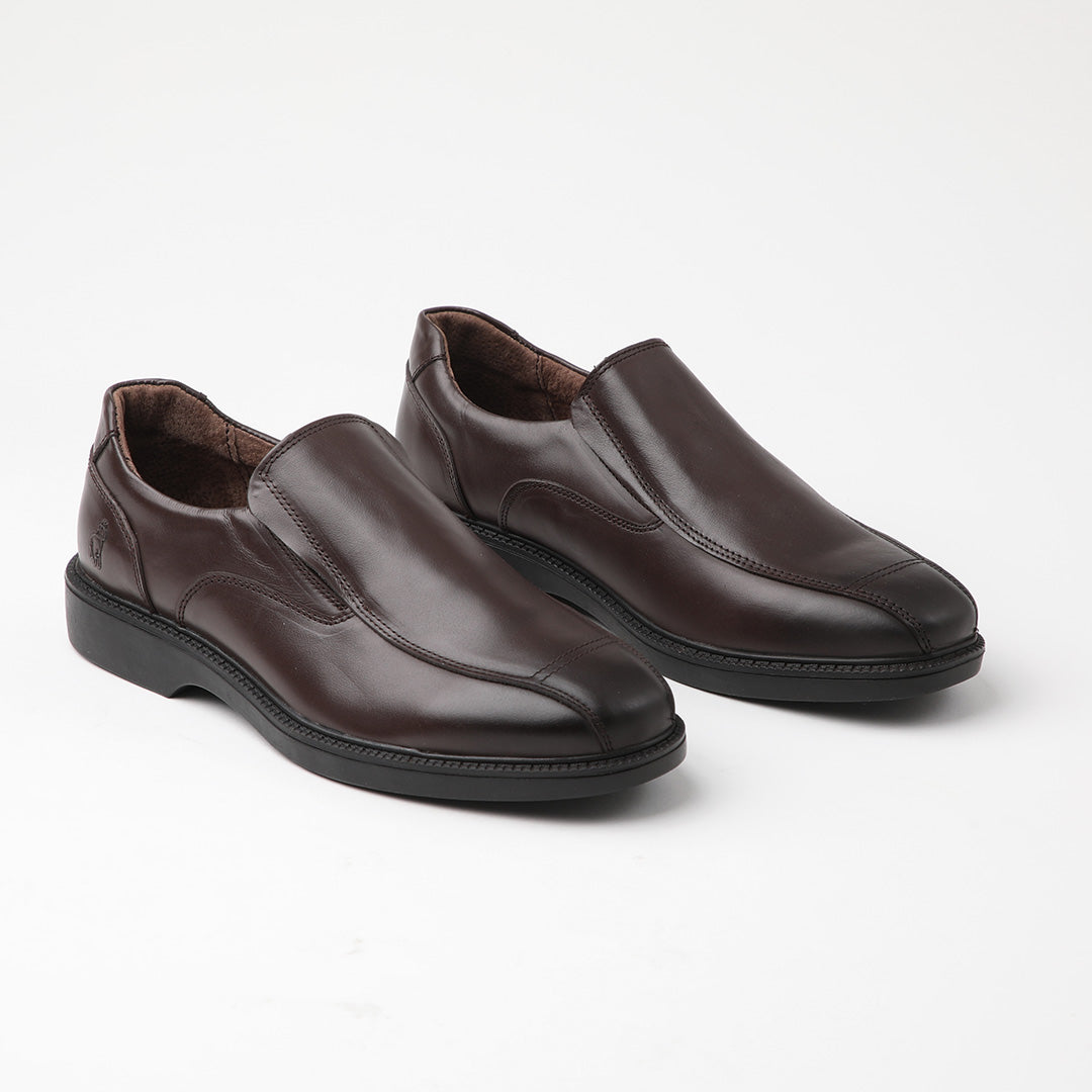 Zapato Indo de cuero Color Café Oscuro