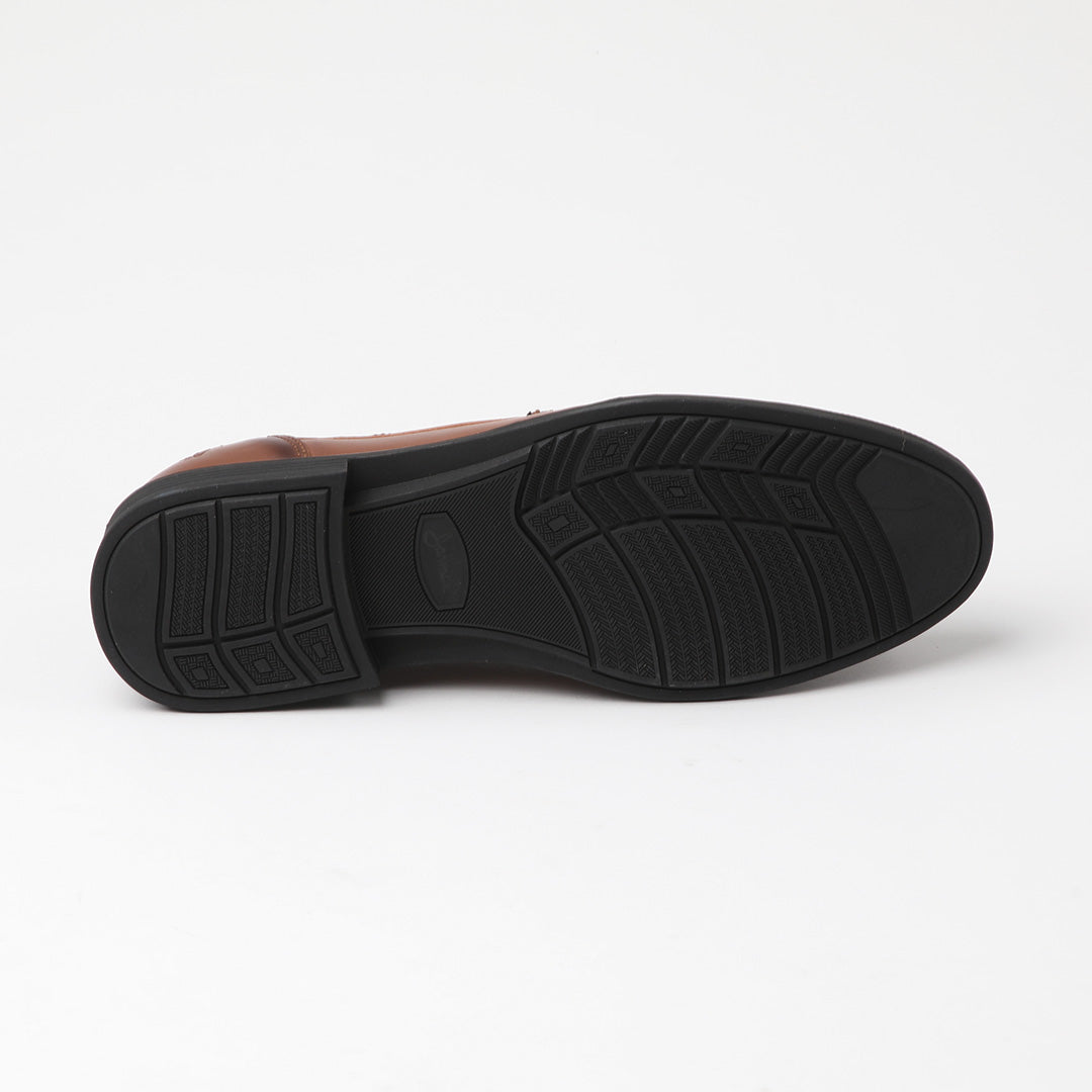 Zapato de cuero Duero color café