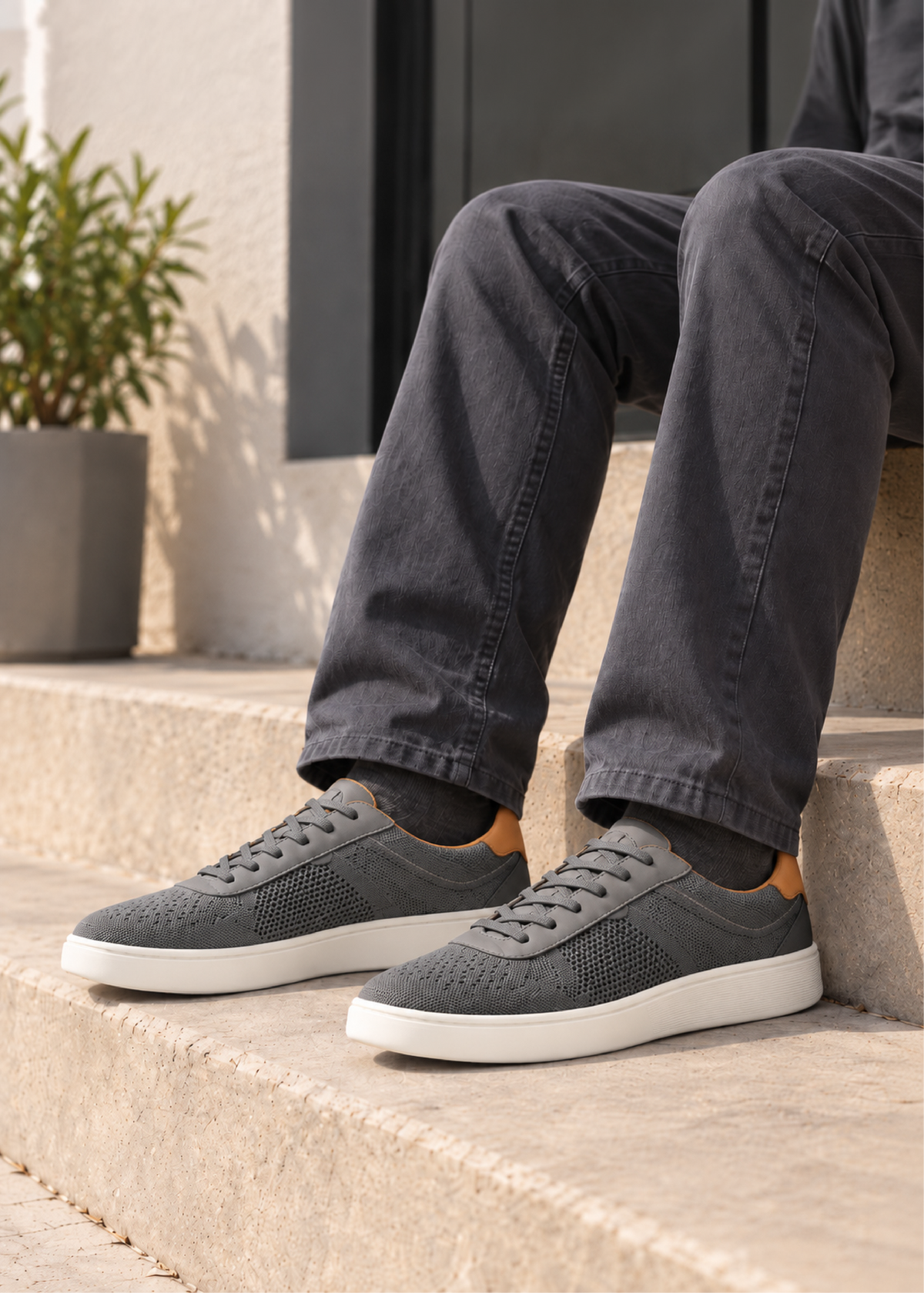 Zapatilla Leland color gris