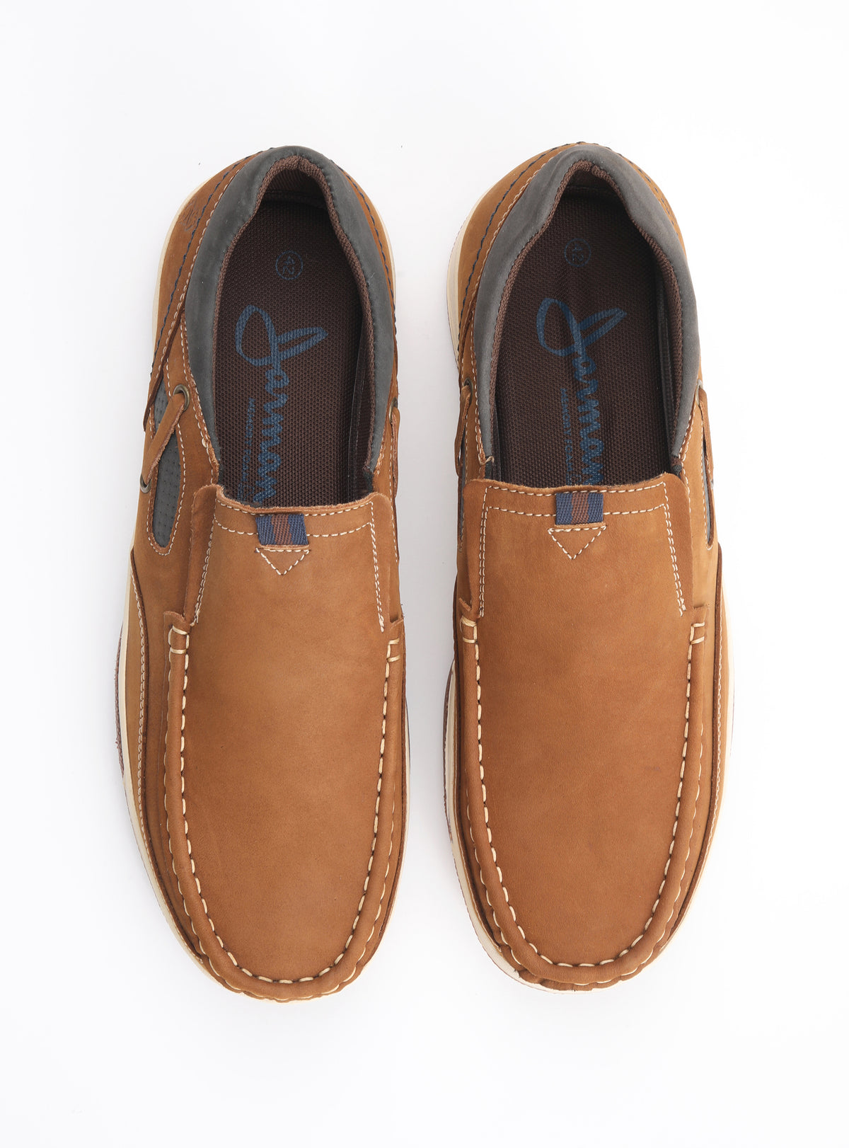Slip On Loira de cuero Color Azul
