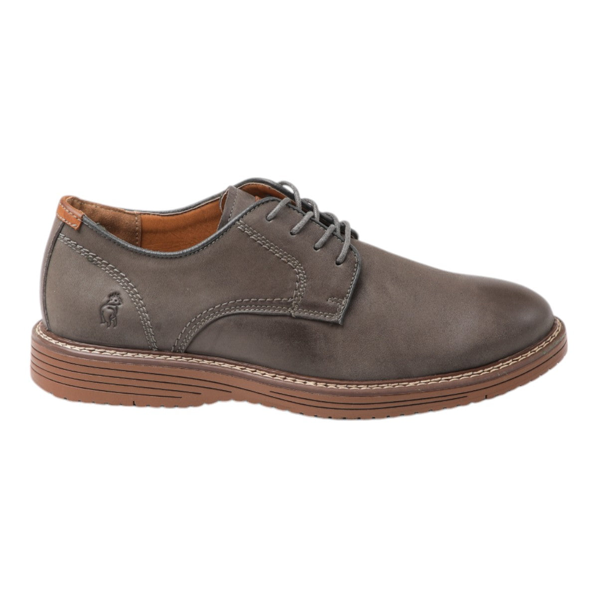 Zapato de cuero Harris color gris