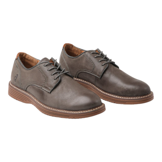 Zapato de cuero Harris color gris