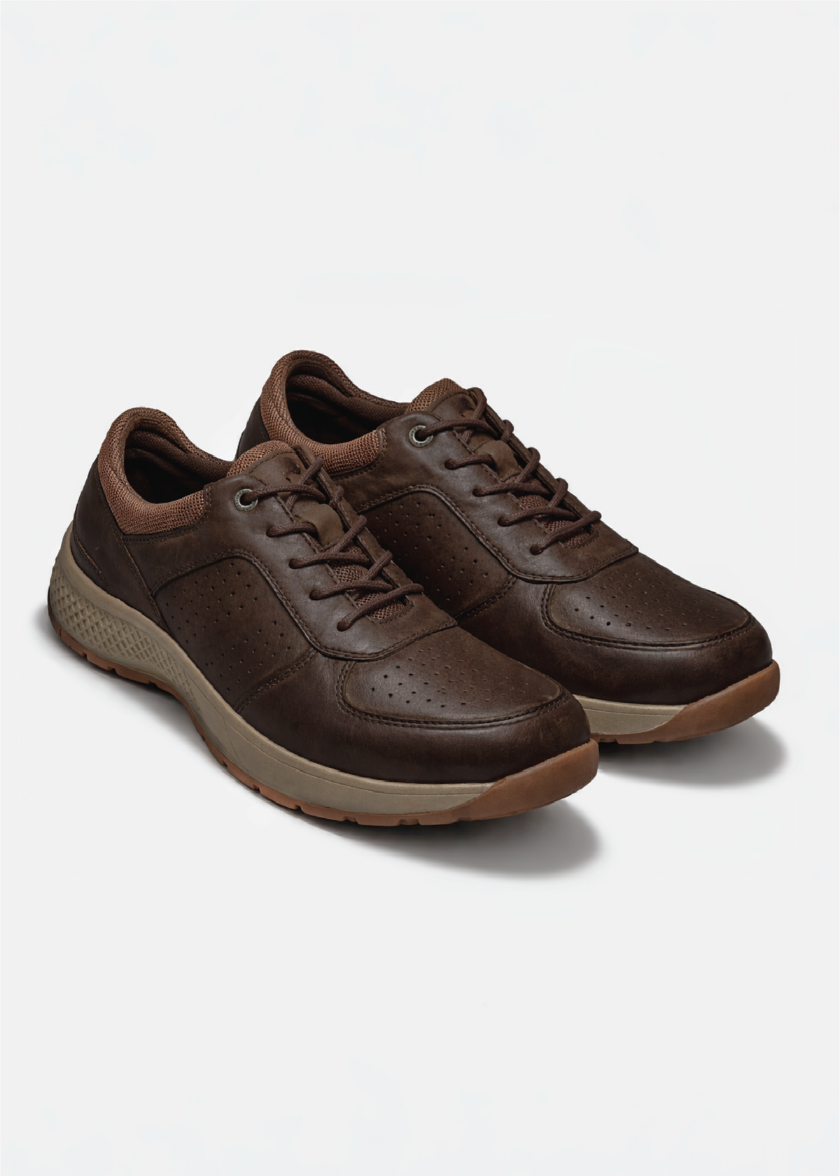 Zapato Rin de cuero Color Café