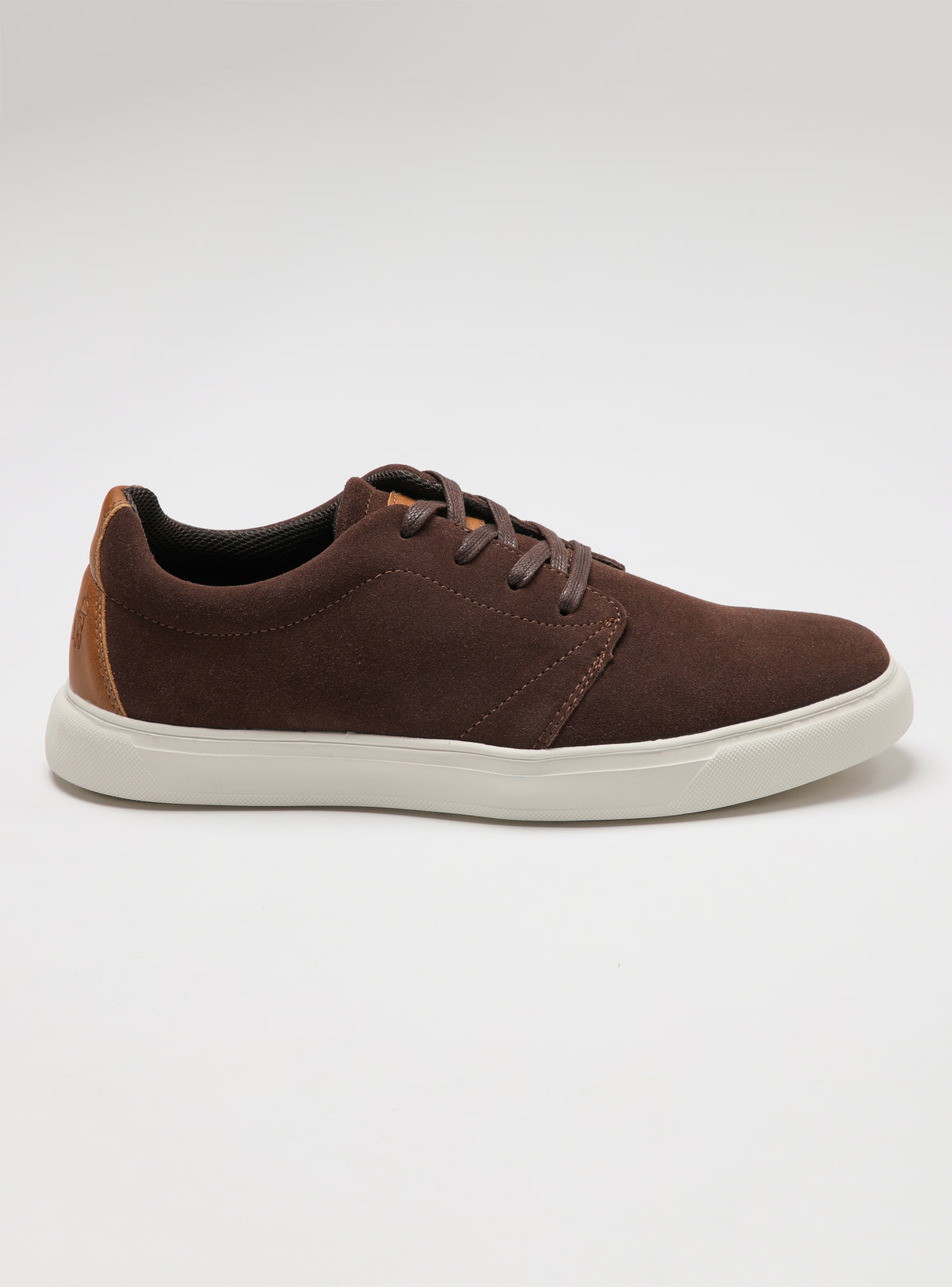 Zapatilla de cuero Seine color café