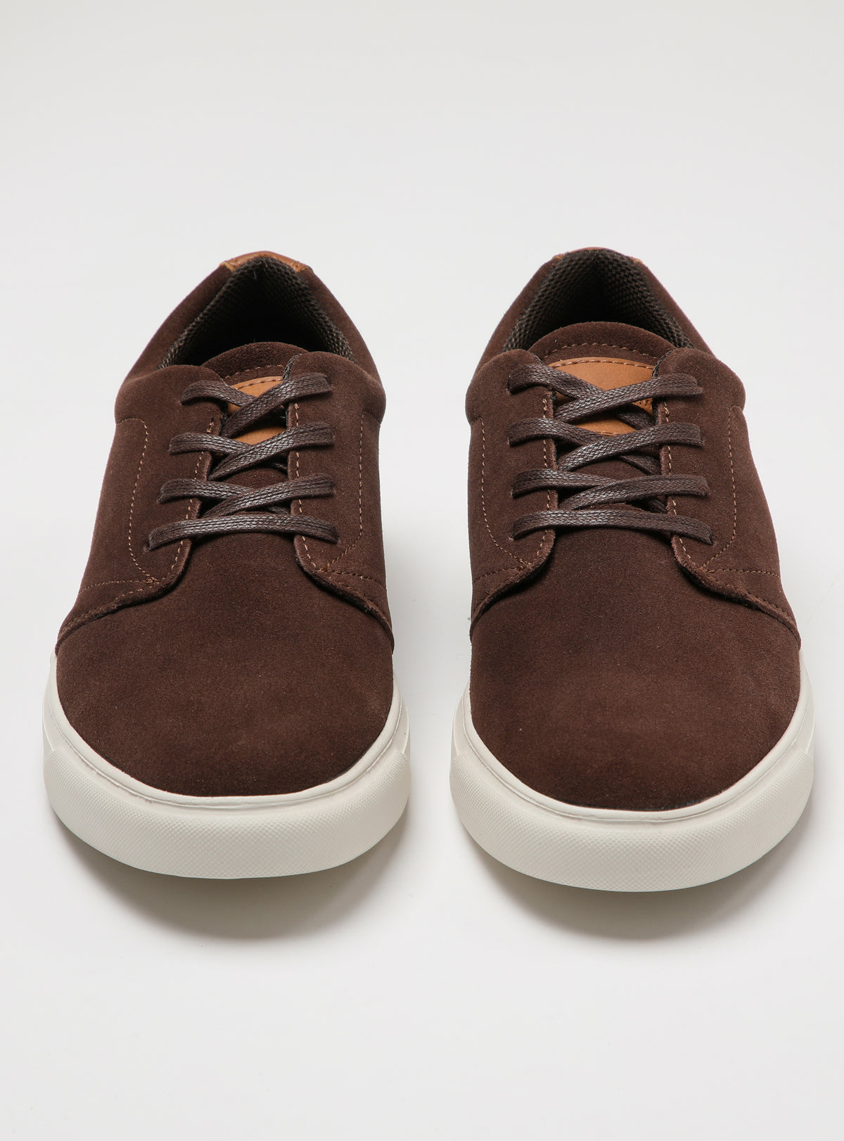 Zapatilla de cuero Seine color café