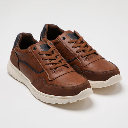 Zapatilla Tigris color café