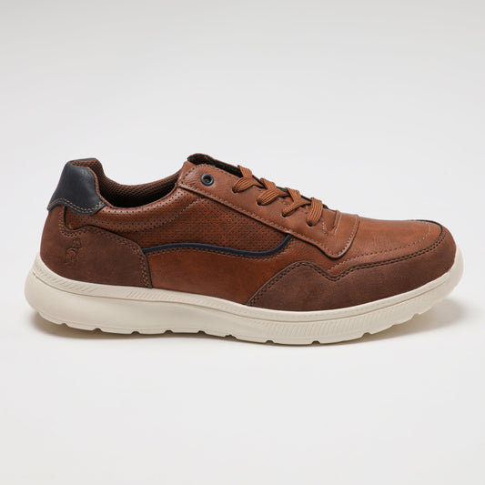 Zapatilla Tigris color café