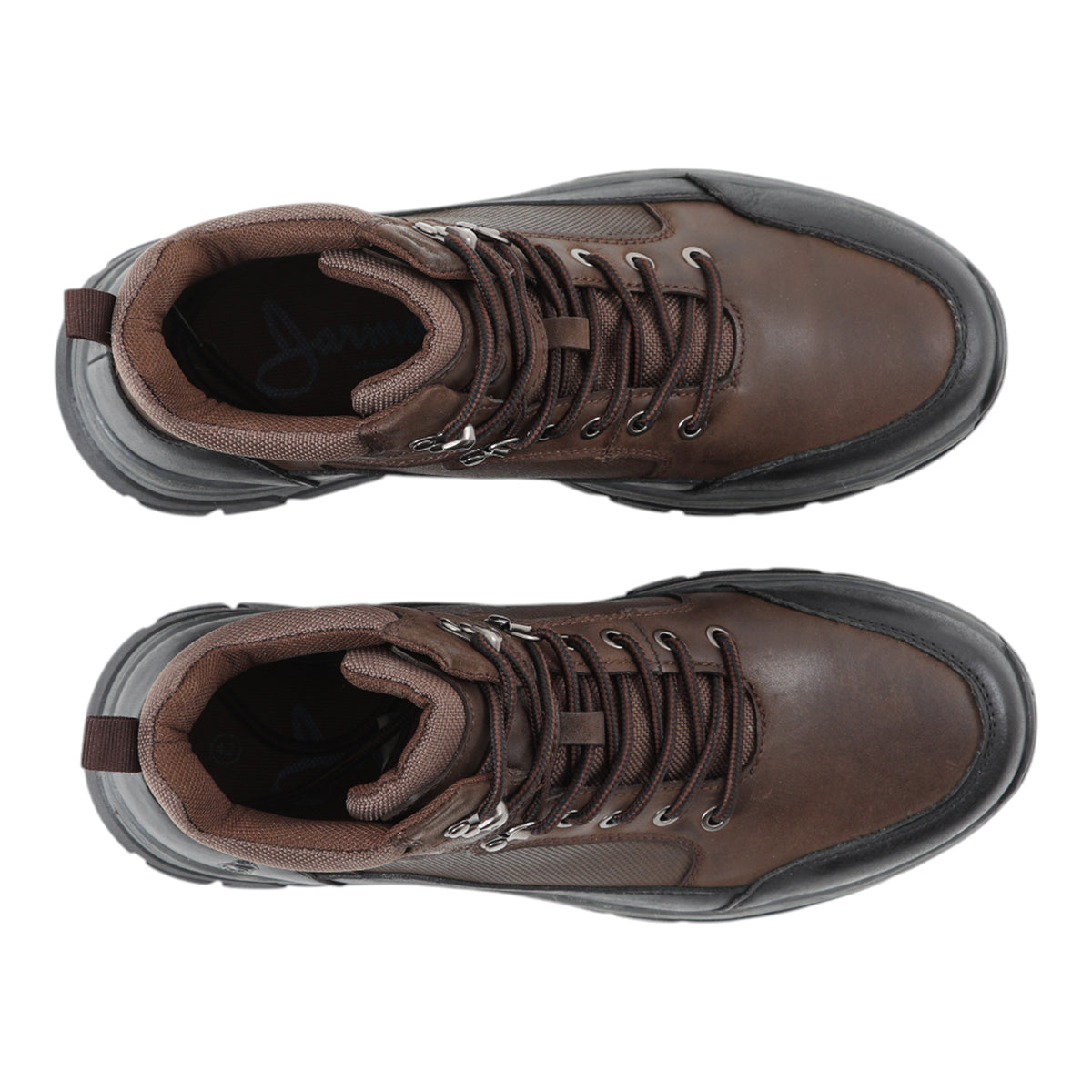 Botin cafe outdoor de cuero para hombre vista superior