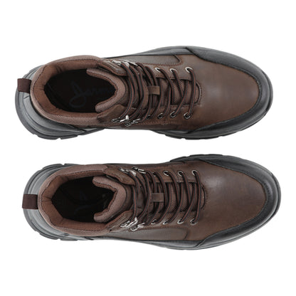 Botin cafe outdoor de cuero para hombre vista superior