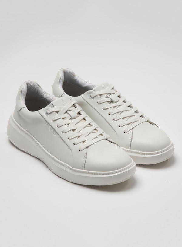 Zapatilla Obi de cuero Color Blanco