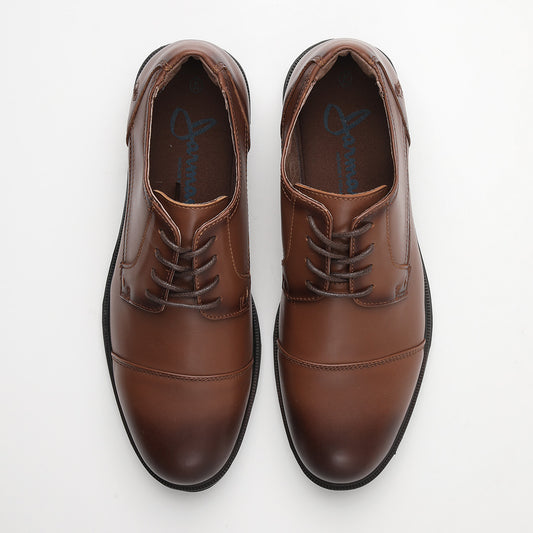 Zapato de cuero Duero color café