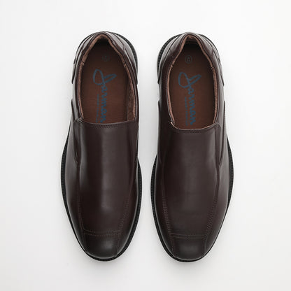 Zapato de cuero Indo color café oscuro