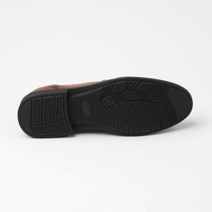 Zapato de cuero Duero color café