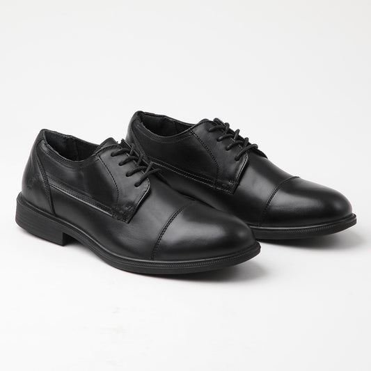 Zapato de cuero Duero color negro