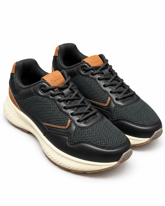 Zapatilla Platte Color Negro