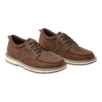 Zapatilla Sport Owen de cuero color café