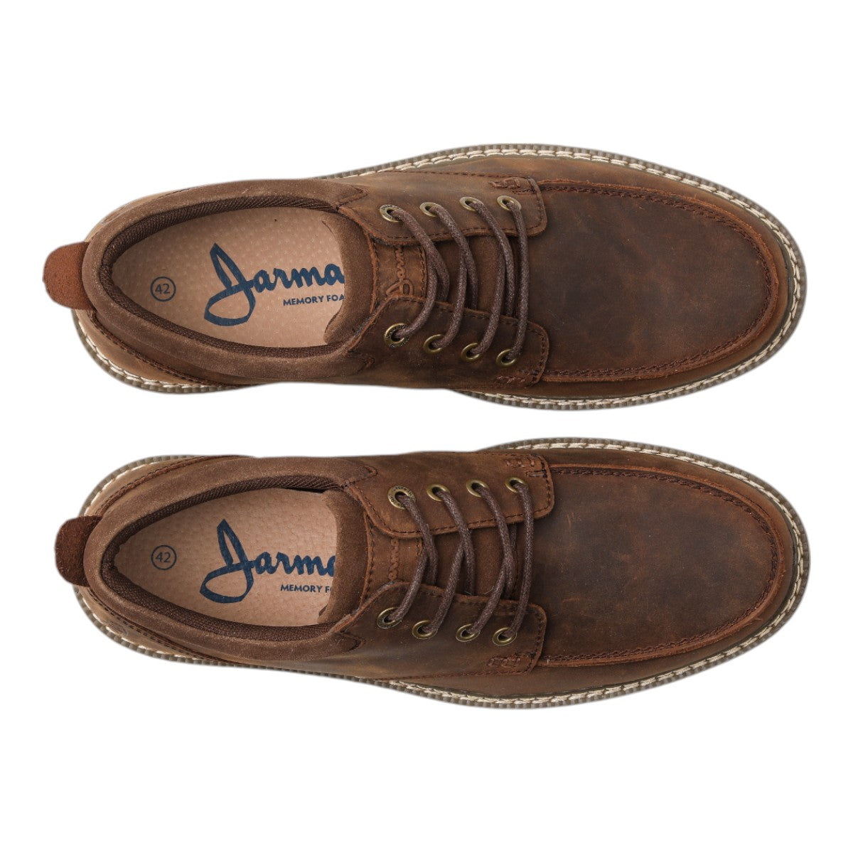 Zapatilla Sport Owen de cuero color café