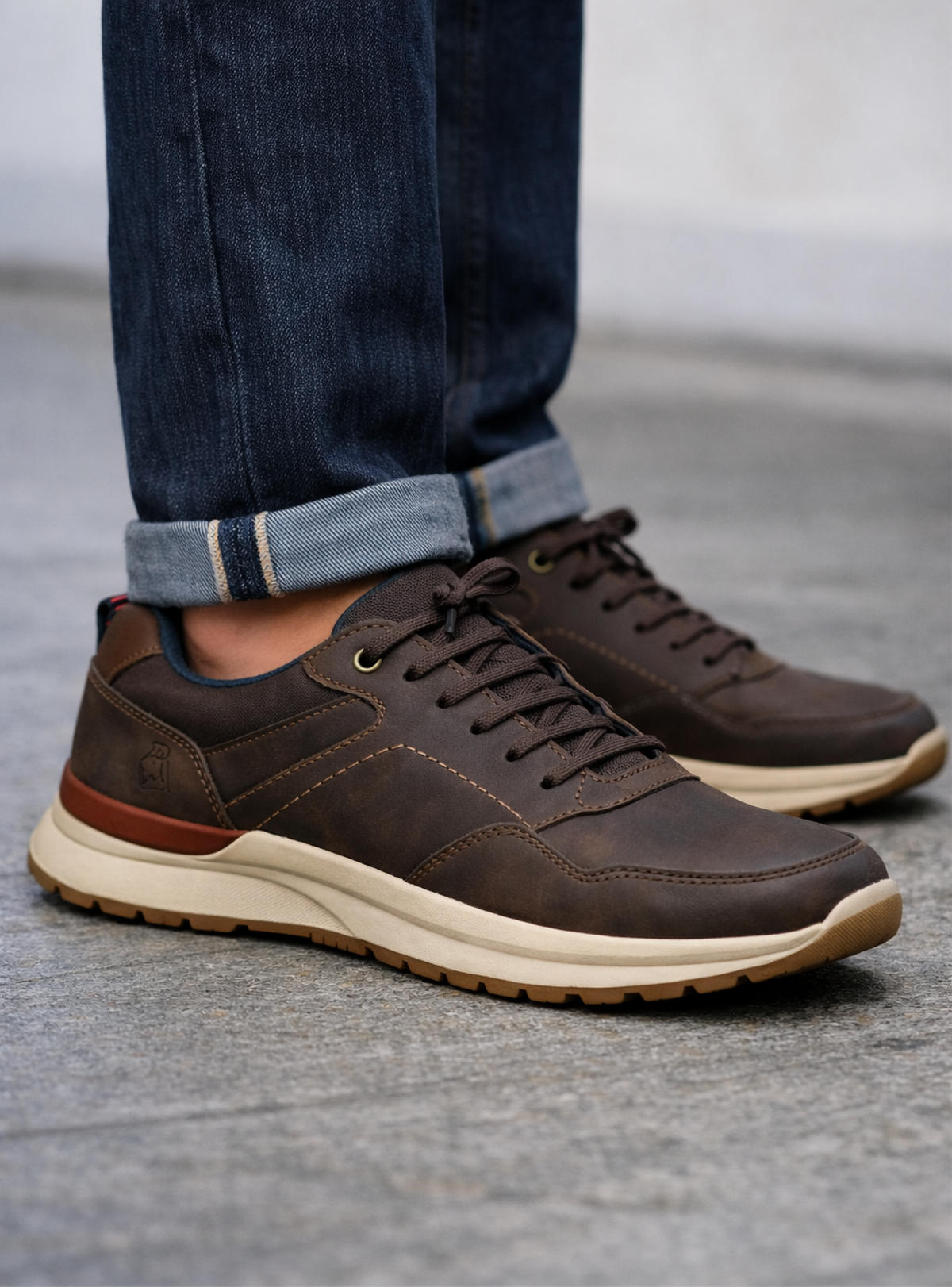Zapato de cuero Colton color chocolate