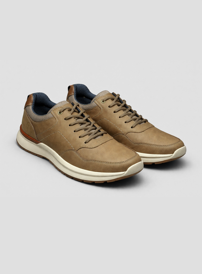 Zapato de cuero Colton color café