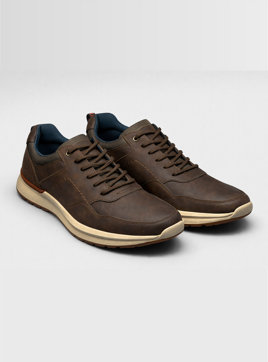Zapato de cuero Colton color chocolate