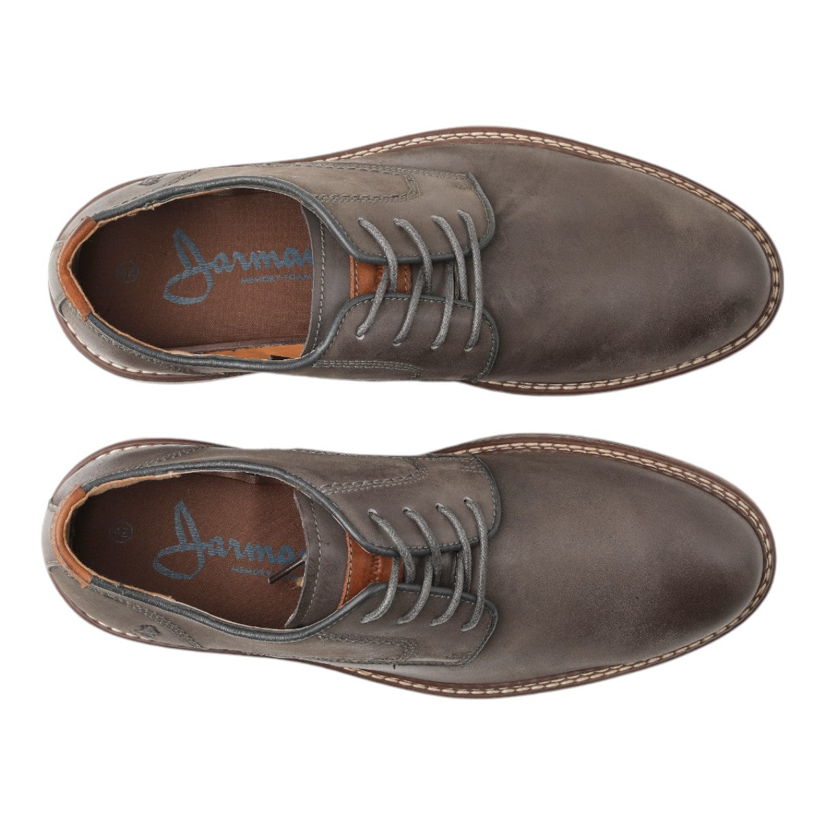 Zapato de cuero Harris color gris