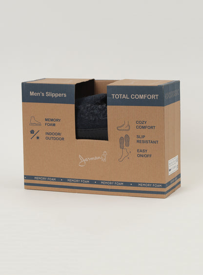 Pantufla Aspen color azul marino