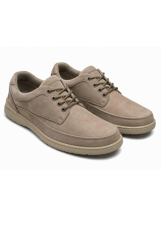 Zapato de cuero Mekong color beige