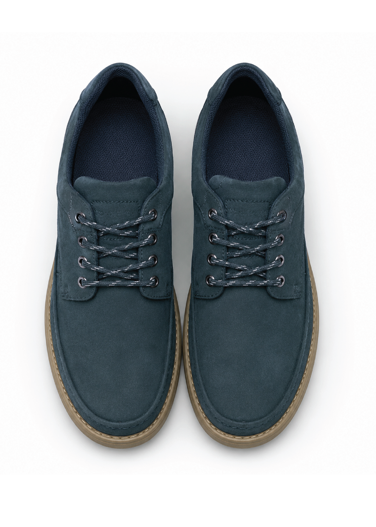 Zapato de cuero Mekong color azul marino
