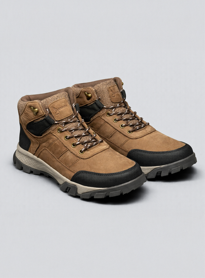 Botin Outdoor Grayson de cuero color café
