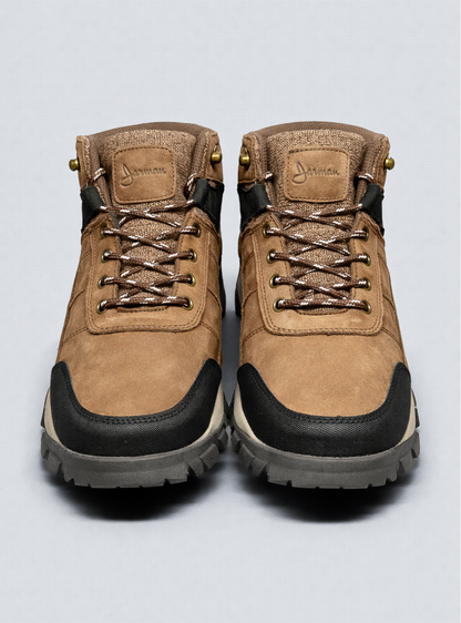 Botin Outdoor Grayson de cuero color café