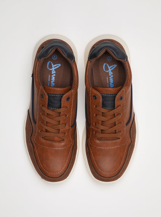 Zapato Tigris color café