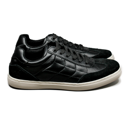 Zapatilla de cuero Ganges color negro