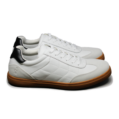 Zapatilla de cuero Ganges color blanco
