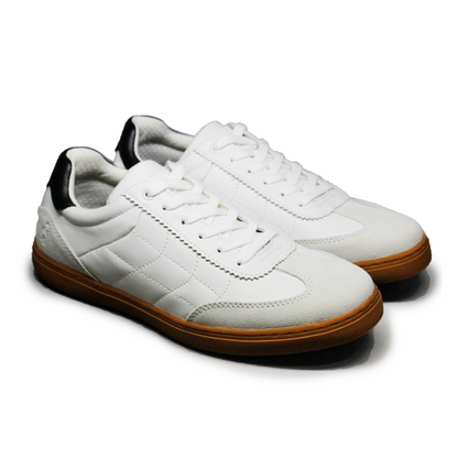Zapatilla de cuero Ganges color blanco