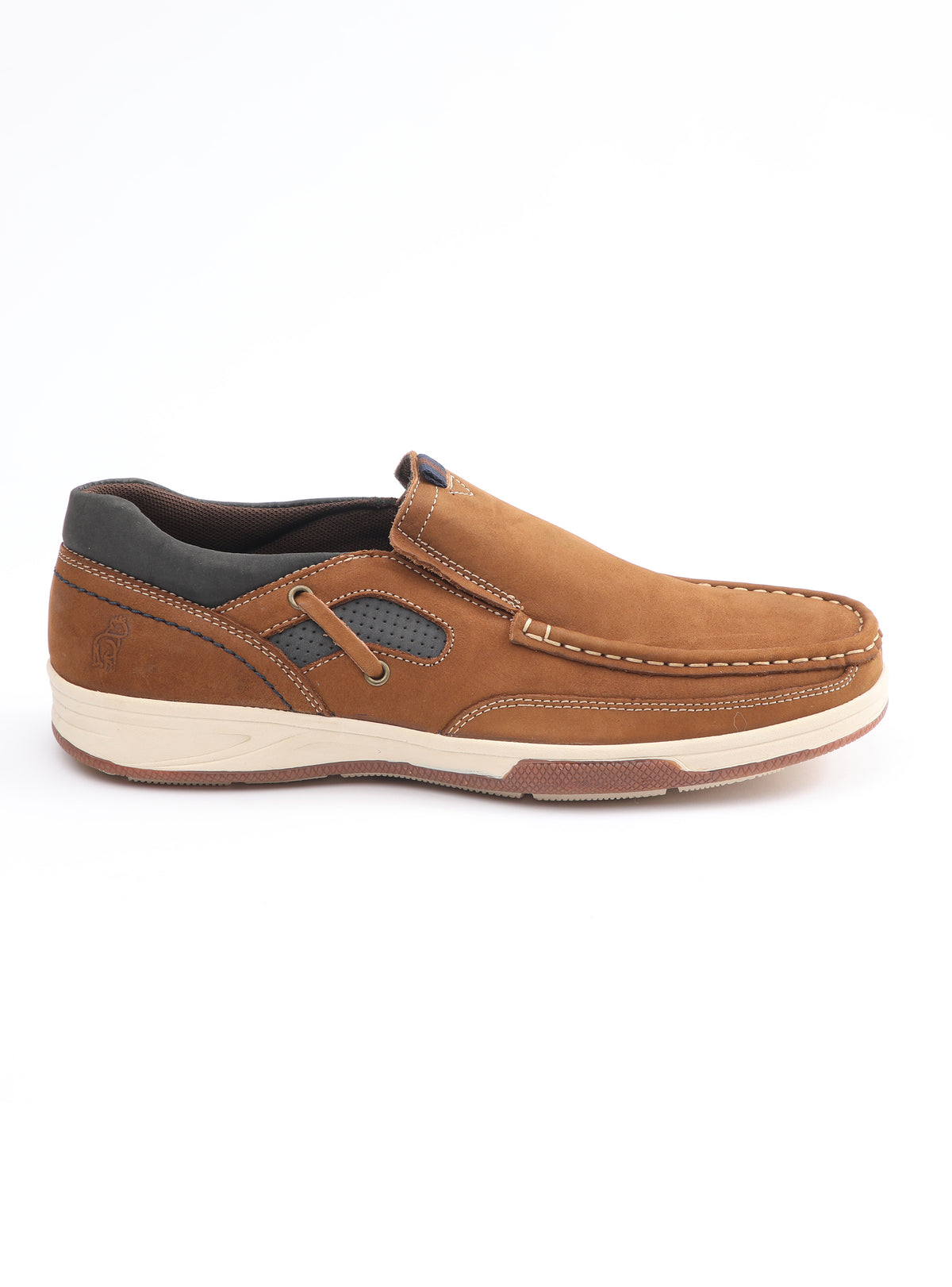 Slip On de cuero Loira color camel